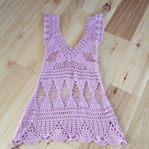 Crocheted Pink Top